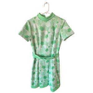 Mod Green Vintage Gogo Dress